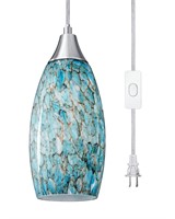 EDISHINE Plug in Pendant Light, Hanging Light with