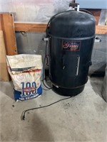 Electric barrel, smoker and charcoal