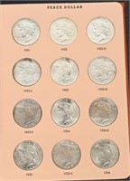 1921 - 1935 COMPLETE SET PEACE SILVER DOLLARS