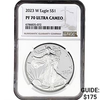 2023-W Silver Eagle NGC PF70 Ultra Cameo