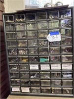 60-Drawer Parts Cabinet & Contents