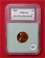 1959 Lincoln Cent   ***