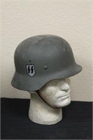 WW2 German SS Helmet with Liner / Chinstrap