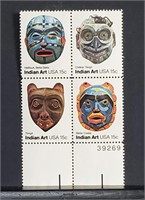 U.S. Indian Art 15 Cent Postage Stamps