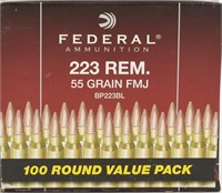 100 Rounds Of Federal American Eagle MSR 223 Rem