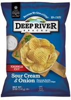 Deep River Krinkle Cut Chips 12pck