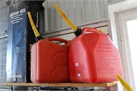 2 - 5 GALLON GAS CANS