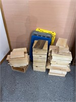 Blocks of wood