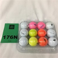 Lot of 12 Bridgestone Golf Balls