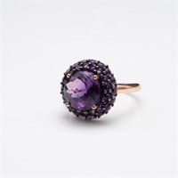 Effy 14K Gold and Amethyst Ring.