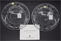 Waterford Accent Plates - Millennium Collection