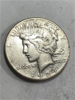 1924 s Key Date US Peace Silver Dollar