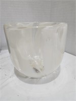 Vintage Bowl Vase Swirl