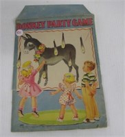 Vintage 1948 Donkey Party Game in original