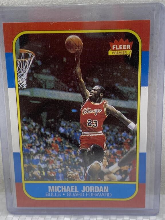 Michael Jordan Rookie Reprint card