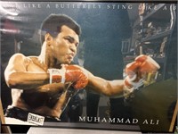 Awesome Mohammad Ali poster float like a butterfly
