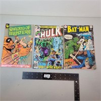 DC Marvel Comic Lot Hulk Batman Shroud of Mystery