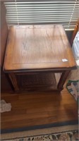 Wooden end table 24”x24”x24”