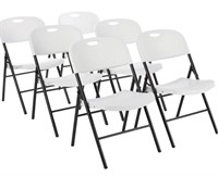 Amazon Basics Folding Plastic Chair with