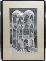 (2) Framed M. C. Escher Prints
