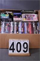 Box VHS - DVD'S Includes The God Father And -