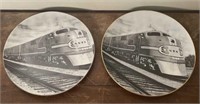 Commemorative Santa Fe railroad collector plates