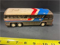 Vintage greyhound bus toy