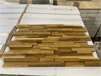 3D Teak Accent Wall Paneling X 8 boxes