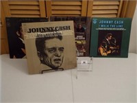 Johnny Cash Record Albums (4)