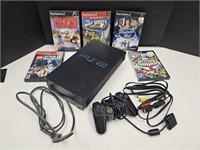 PS2 Game System & Games with Controller
