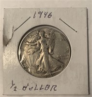 1946 P Walking Library Half Dollar