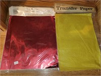 Transfer Paper and Plex Foil
