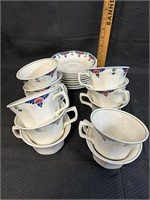 Lot of Porcelain Cups and Saucers