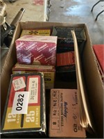 Box of old shotgun ammo boxes