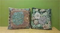 Two Decorative Throw  Pillows