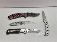 (4) Assorted Pocket Knives