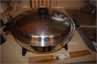 Stainless Electric Skillet w/ Lid