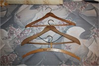 Wood Hangers and with Advertising