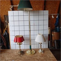 2 Table Lamps & 1 Pole Lamp