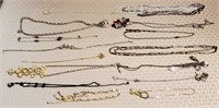 Lot of 15 Costume Necklaces