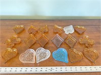 Vintage ashtrays hearts clubs diamonds and spades