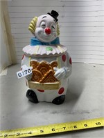 Small clown cookie jar
