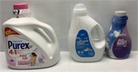 3 Bottles of Laundry Detergent/Softener - NEW