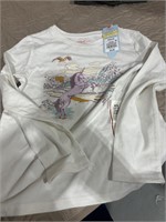 womens XS cat and jack unicorn shirt