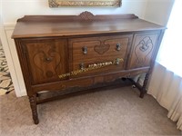 1930s/40s walnut buffet