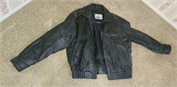 E.Rhodes large leather coat.