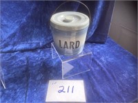 Blue Fade Lard Jar