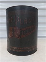 Vintage planters peanut can 10x8