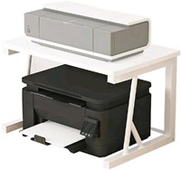 New 2-Tier Small Desktop Printer Stand, Wood Desk