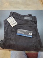 New Kenneth Cole slim fit black jeans 32x32